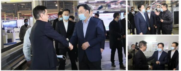 常州市市長(zhǎng)陳金虎 、常務(wù)副市長(zhǎng)梁一波等市區(qū)領(lǐng)導(dǎo)蒞臨恒立液壓油缸制造基地考察調(diào)研