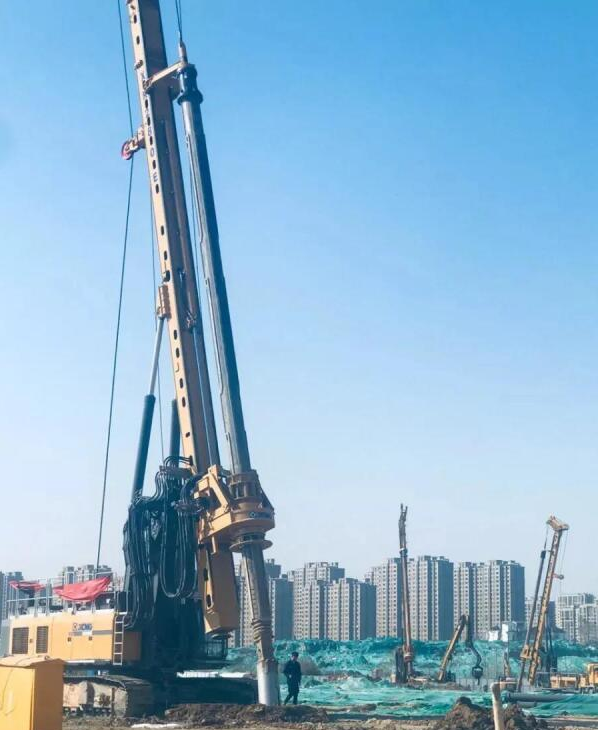 徐工旋挖鉆機(jī)參建三環(huán)南路快速化改造工程