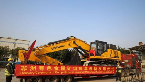 柳工950E發(fā)運進行中