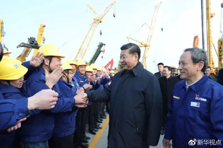 習(xí)近平總書記考察江蘇徐工